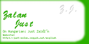 zalan just business card